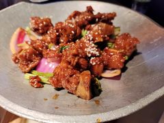 蒜香蜜汁排骨-绿茶餐厅(同成街华联店)