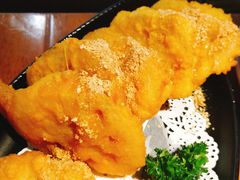 白洋淀虾肉藕饼-小放牛炒菜馆(华北商厦店)