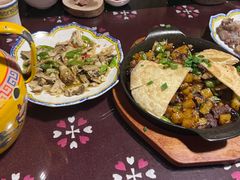 炒青冈菌-阿拉呛舍藏餐