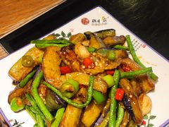 茄子豇豆-鸡毛店·川菜(双楠店)