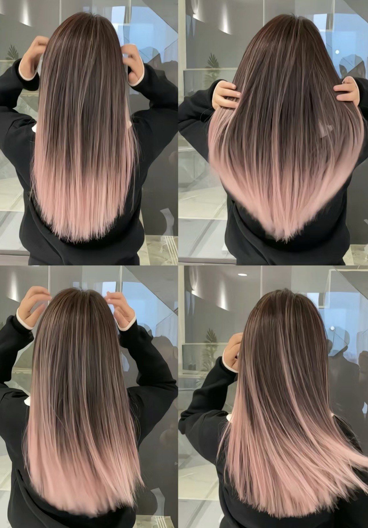 渐变色染发超美哦