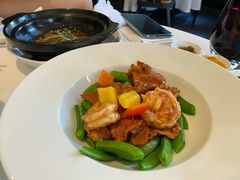 蜜豆百合XO酱炒虾球-宝丽轩中餐厅BAOLIXUAN