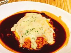 日式肉汁芝士蛋包饭-Ufufu cafe(天神巷店)