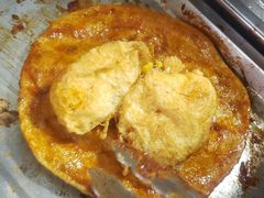 -小红车炸蛋葱油饼