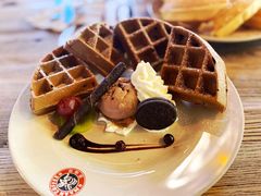 巧克力冰淇淋华夫饼-漫咖啡(银泰创意城店)