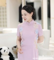 点击看大图 -伊莲妈妈装礼服旗袍高级定制