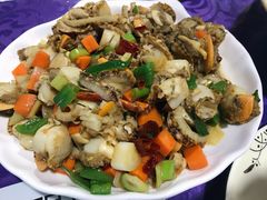 葱爆威海扇贝-威海渔村(静安旗舰店)