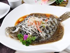 清蒸多宝鱼-苏淮景·苏闽融创菜·海鲜(原空港井河轩店)