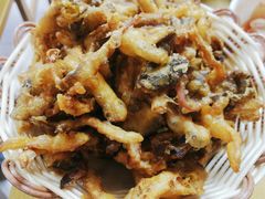 蛋黄炸蘑菇-屋里家延边朝鲜族冷面(南园店)