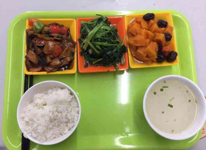 第一人民医院宝山分院食堂-"指标不正常被抓来住院一个星期,每天吃