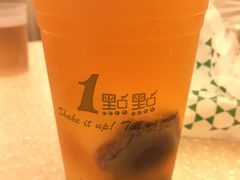 四季春茶+波霸、布丁-1点点(建设六马店)