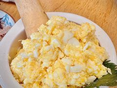 农家鸡蛋拌蒜-山东宾馆·齐鲁苑餐厅