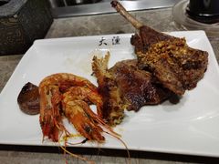 泰式黑虎虾-大渔铁板烧(花园道店)