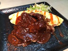 热销黑椒牛排蛋包饭-阿飛冰室(下沙店)