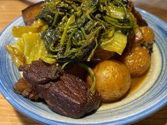 红烧肉土豆炖干豆角-小土豆北方菜馆(文慧园店)