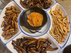 炸虫拼盘-多哥水傣味餐厅(司马巷店)