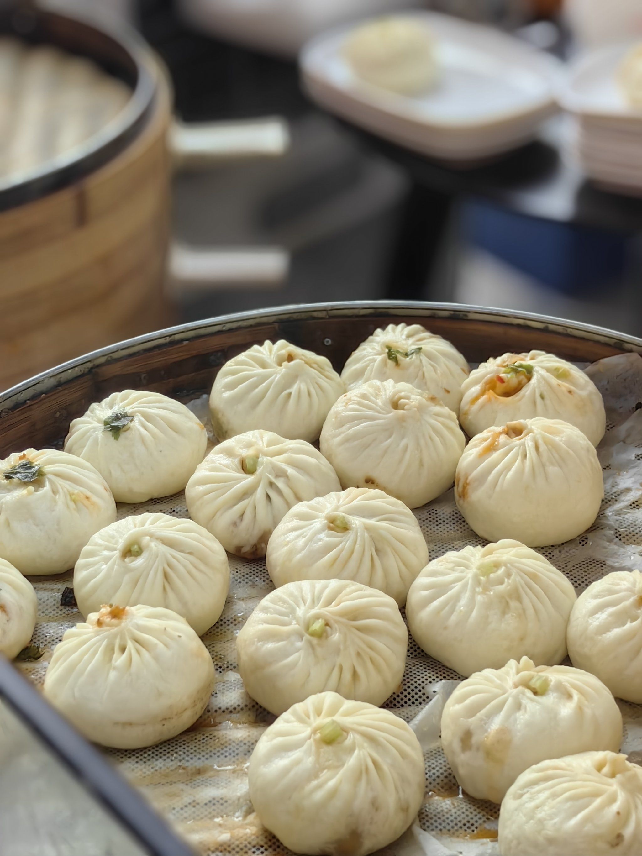 热气腾腾的四川包子