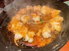 蒜蓉粉丝虾-绿茶餐厅(蓝色港湾店)