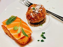 三文鱼刺身脆米-Jean Georges