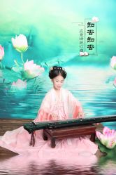 -后宫·古装汉服京剧儿童亲子全家福摄影