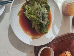 白灼生菜-后海16号·北京私房菜