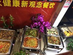 自助取餐区-清和园素食自助餐厅(义信堂美食城店)