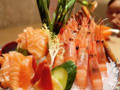 甜虾刺身-大渔铁板烧(花园道店)