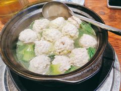 青菜肉圆煲-517烧烤·龙虾·海鲜大排档(万象都荟店)