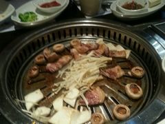 烤蘑菇-青松馆韩国料理(香港中路佳世客店)