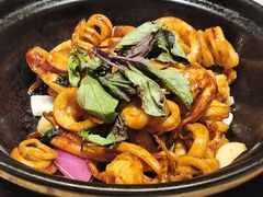 九层塔酱爆东山小管-四道菜·福建菜馆(新街口金鹰店)