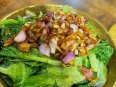 红葱头淋生菜-桃姐农庄老字号(从化温泉店)