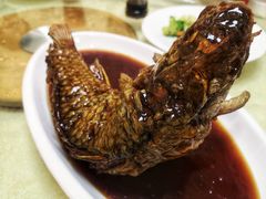 罾蹦鲤鱼-奥华餐厅·老张记(台基厂店)