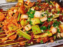 葱椒爆牛肉-绿茶餐厅(千岛湖银泰城店)