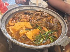 -东来菜馆•手抓海鲜家常菜•海鲜锅贴(鸽子窝店)