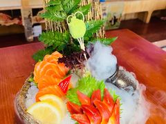 三文鱼刺身-鳗鱼家·深夜食堂(军博店)