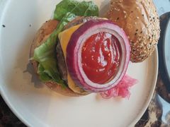 芝心牛肉汉堡-Lets burger非常汉堡·环球风味(蓝色港湾店)