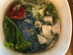 -蝶豆花蓝面条