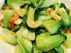 咸肉豆酱炒上海青-老江南春·中国龙菜(衡山路店)