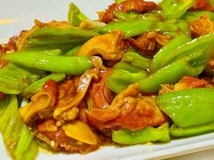 尖椒爆炒驴板肠-第一驴.经典老菜.家常菜.火锅(友谊路店)