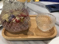 玫瑰花茶-莫奈花园法式蛋糕