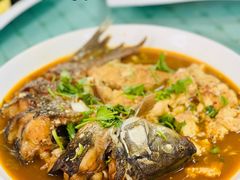 矿泉鱼炖豆腐-百花渔村