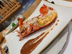 活龙虾佐蜂蜜芥末酱-和·铁板烧·OMAKASE(望京昆泰嘉晟酒店)