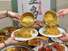 -东来菜馆•手抓海鲜家常菜•海鲜锅贴(鸽子窝店)