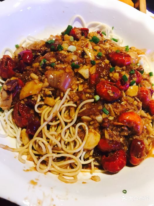 猫爷虾馆 ·烧烤工场(梅林店)-秘制虾球面-菜-秘制