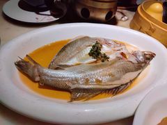 葱椒鲈鱼-绿茶餐厅(朝阳大悦城店)