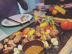 田园澳洲骰子牛肉-蜜桃花开·中西融合菜E&W(南长街店)