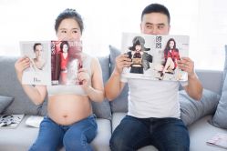 点击看大图 -十孕纪高端孕妇亲子摄影