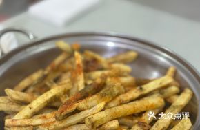 Fried Chicken Strips with Fries