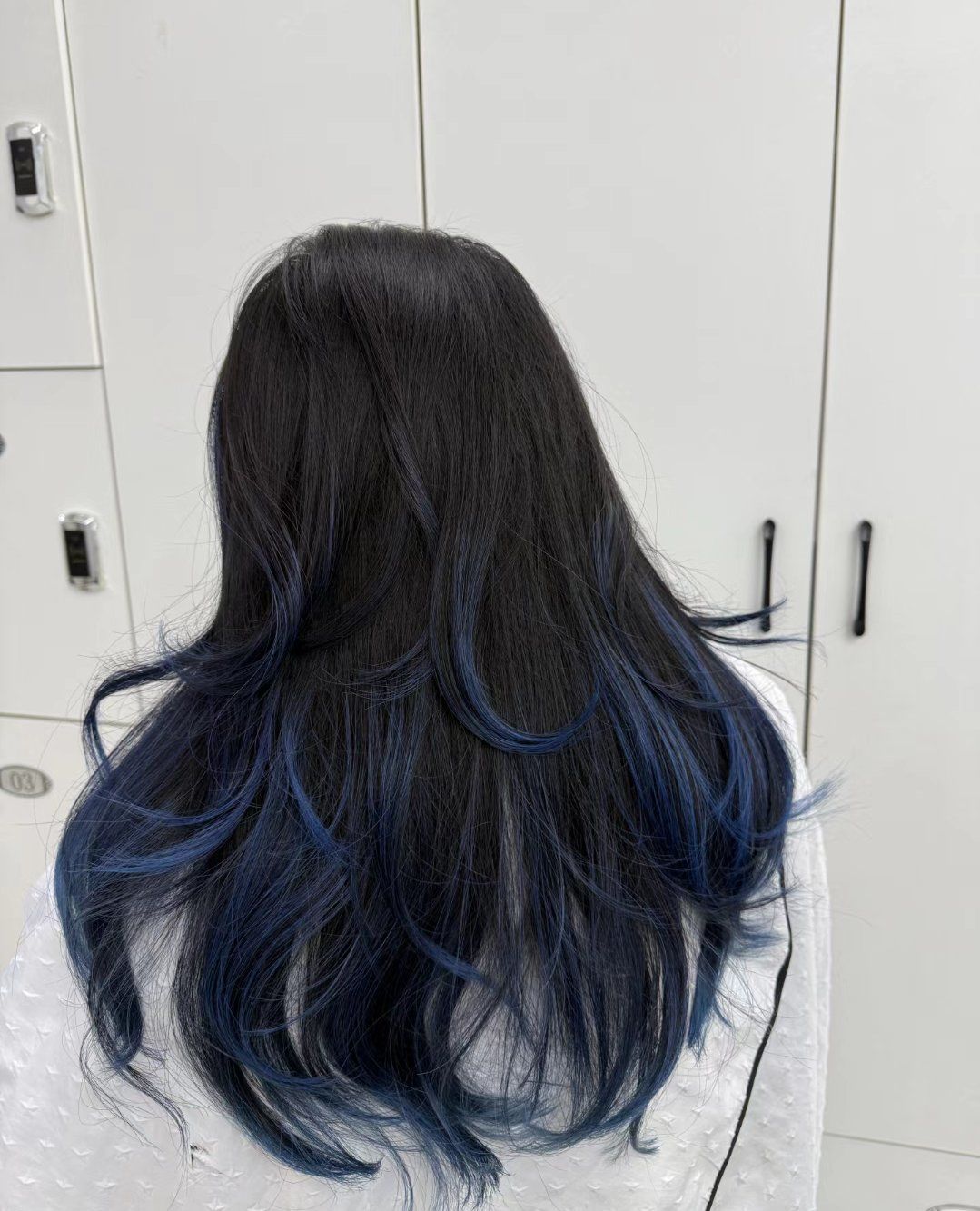 渐变魅力发尾染