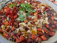 水煮肉片-桔子海鲜烧烤大排档(金沙滩店)